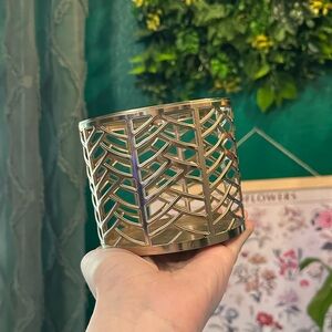 Gold 3-Wick Candle Holder